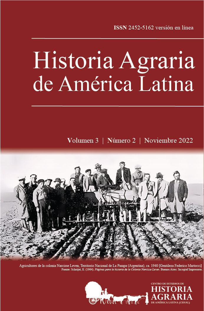 Historia Agraria de América Latina 3 2 2022 European Rural History